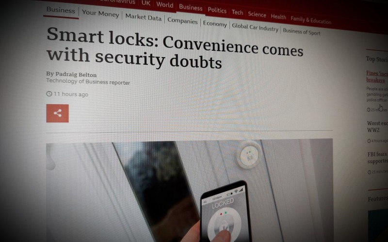 Smart locks: Convenience comes with security doubts