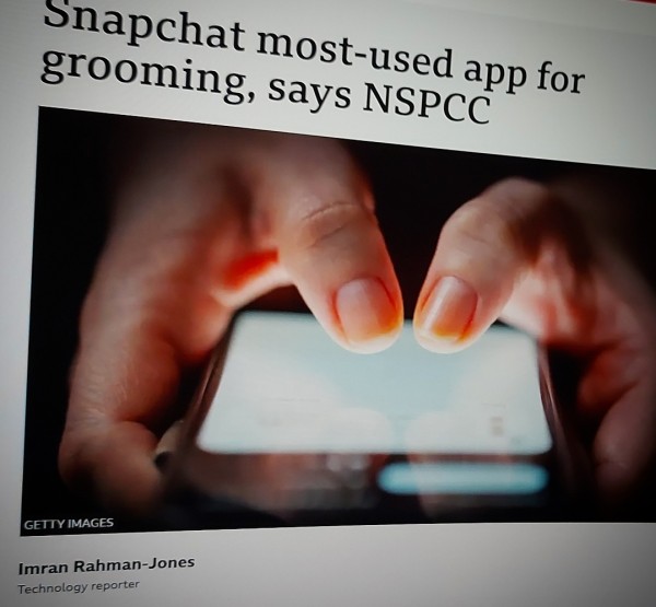 Snapchat most-used app for grooming, says NSPCC