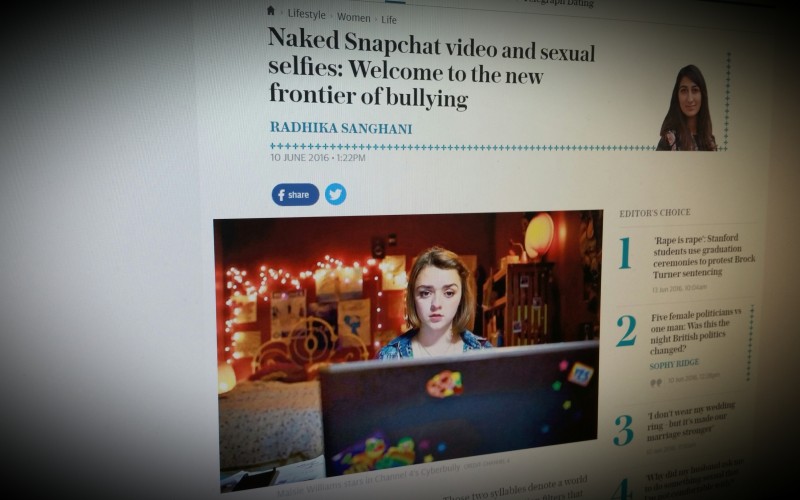 Naked Snapchat video and sexual selfies: Welcome to the new frontier of bullying 
