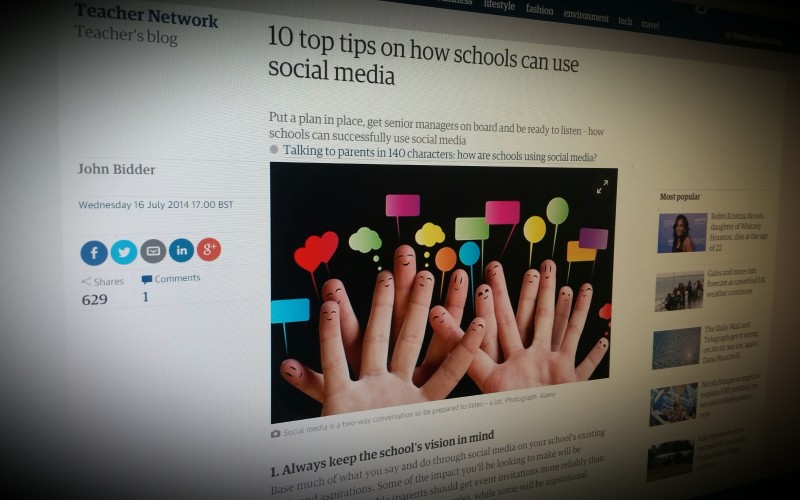 10 top tips on how schools can use social media