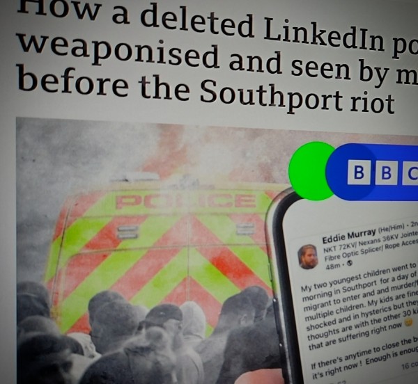 How a deleted LinkedIn post was weaponised and seen by millions before the Southport riot