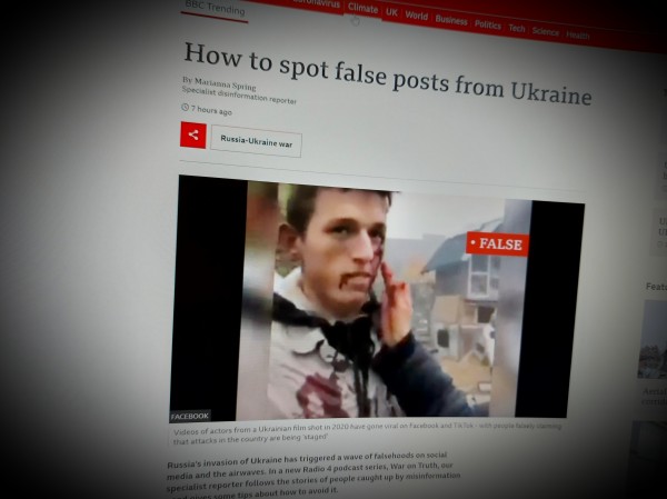 How to spot false posts from Ukraine