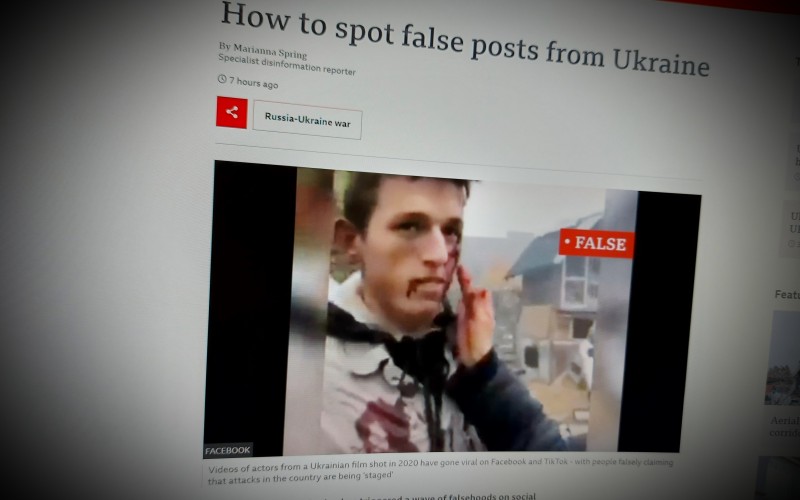 How to spot false posts from Ukraine