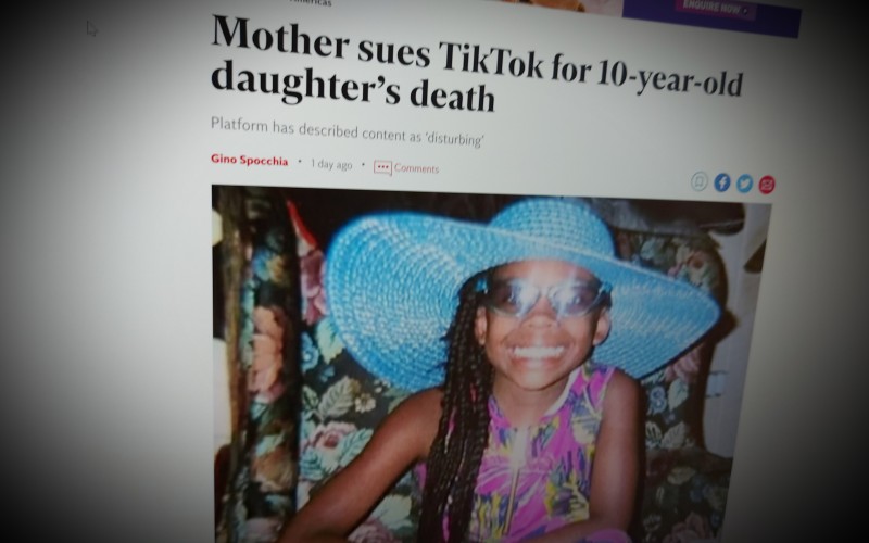 Mother sues TikTok for 10-year-old daughter’s death