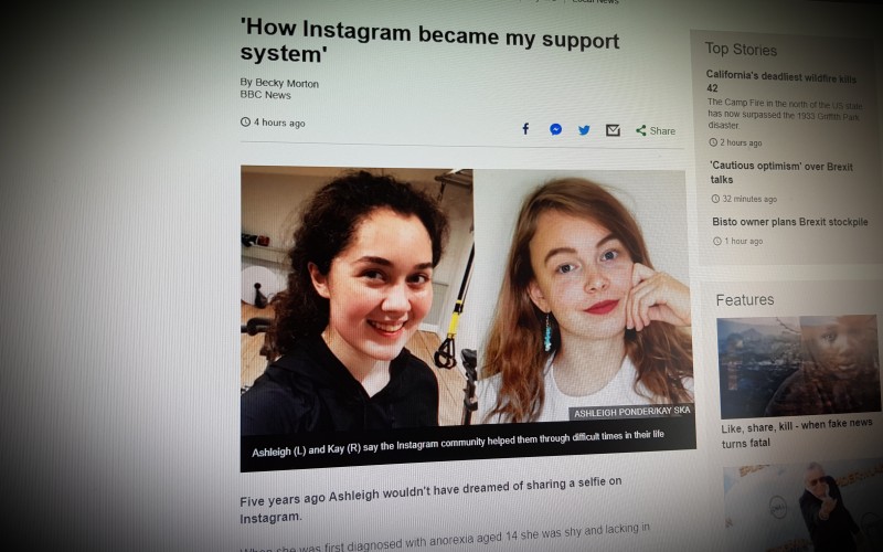 'How Instagram became my support system'
