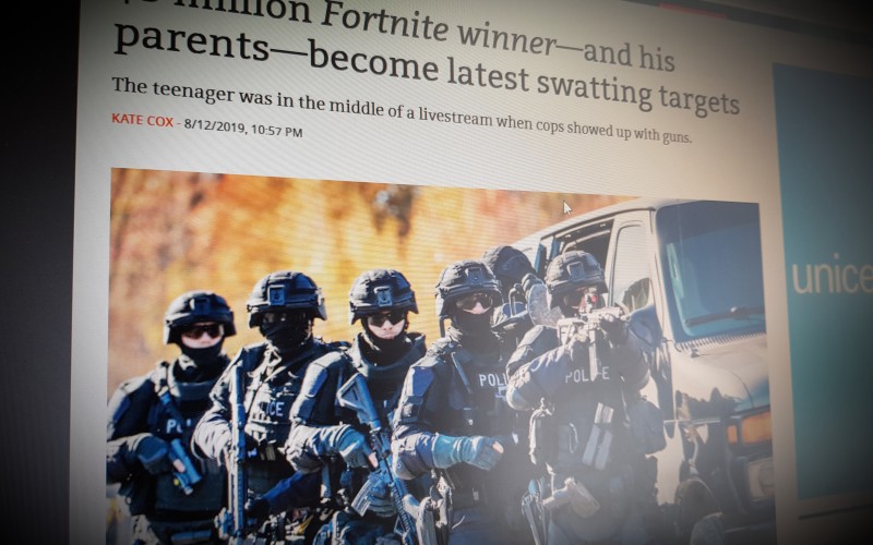 $3 million Fortnite winner—and his parents—become latest swatting targets