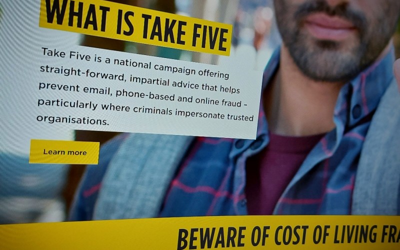 TAKE FIVE TO STOP FRAUD 