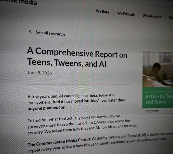 Report on Teens, Tweens, and AI by Common Sense Media