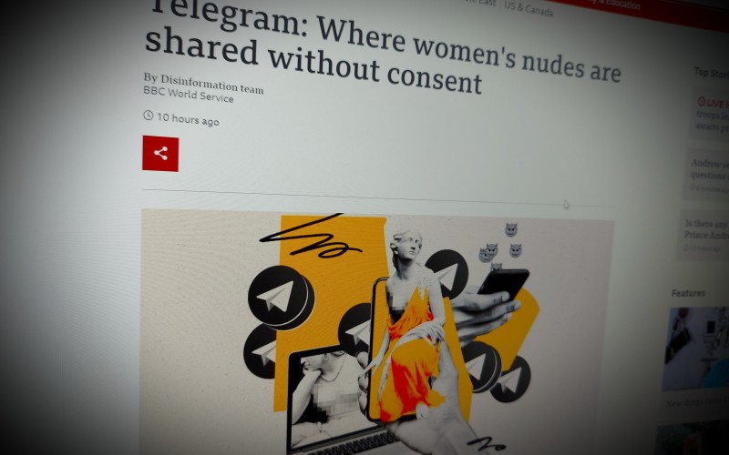 Telegram: Where women's nudes are shared without consent