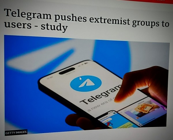 Telegram pushes extremist groups to users - study