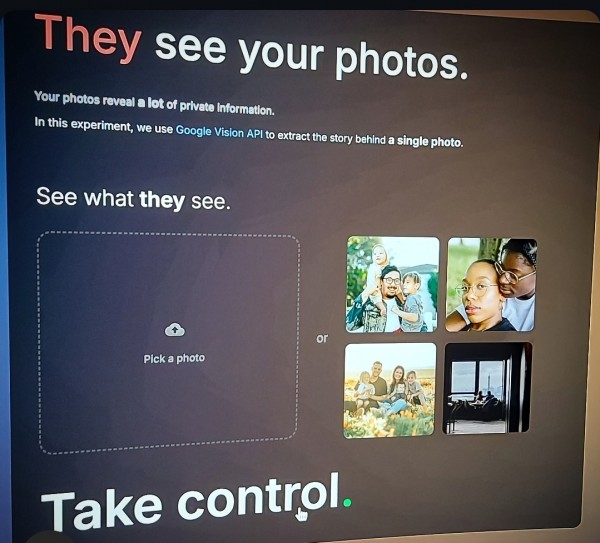 They see your photos - How much Google can glean from your photos