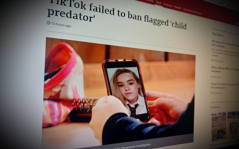 TikTok failed to ban flagged 'child predator'