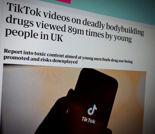 TikTok videos on deadly bodybuilding drugs viewed 89m times by young people in UK