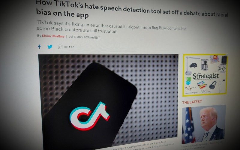TikTok’s hate speech detection tool set off a debate about racial bias