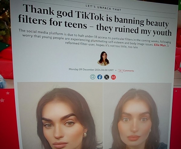 Thank god TikTok is banning beauty filters for teens – they ruined my youth