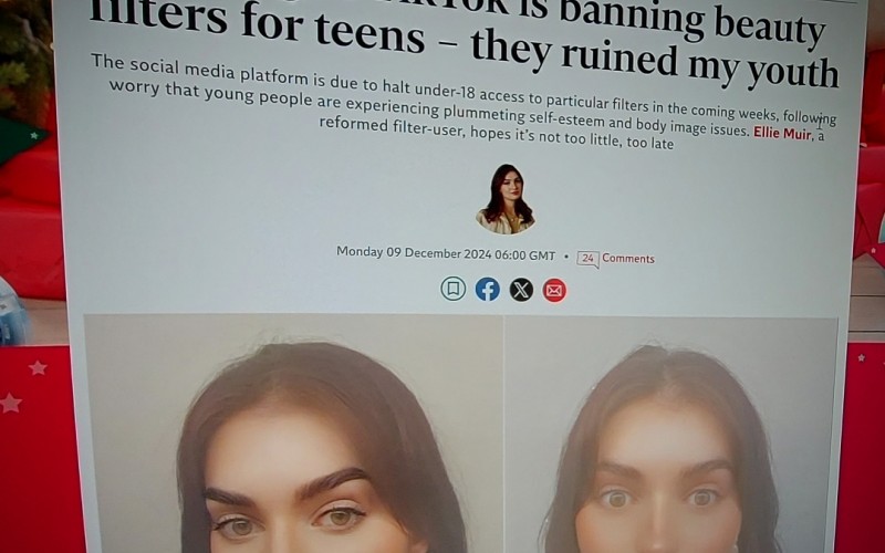 Thank god TikTok is banning beauty filters for teens – they ruined my youth