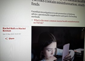 More than half of top 100 mental health TikToks contain misinformation