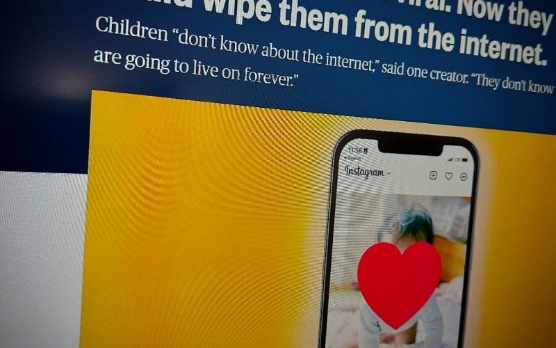 Their children went viral. Now they wish they could wipe them from the internet.