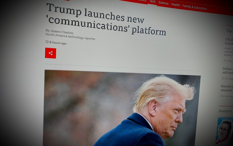 Trump launches new 'communications' platform