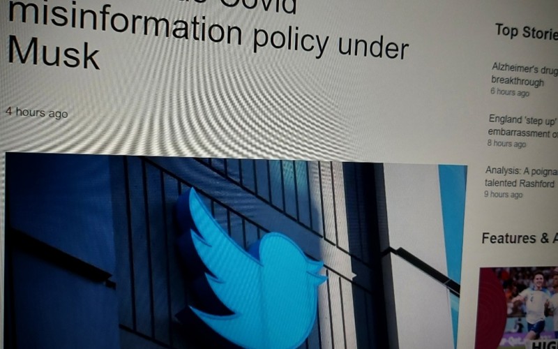 Twitter ends Covid misinformation policy under Musk