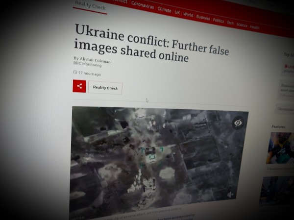 Ukraine conflict: Further false images shared online