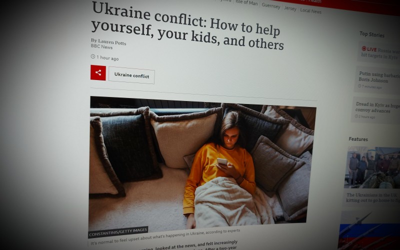 Ukraine conflict: How to help yourself, your kids, and others