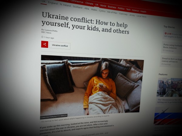 Ukraine conflict: How to help yourself, your kids, and others