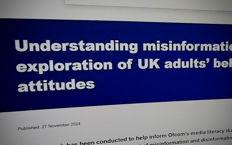 Understanding misinformation: an exploration of UK adults’ behaviour and attitudes