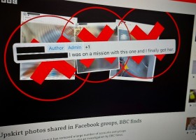 Upskirt photos shared in Facebook groups, BBC finds