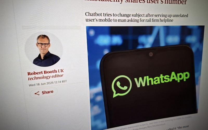 ‘It’s terrifying’: WhatsApp AI helper mistakenly shares user’s number