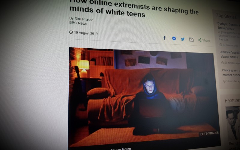 How online extremists are shaping the minds of white teens