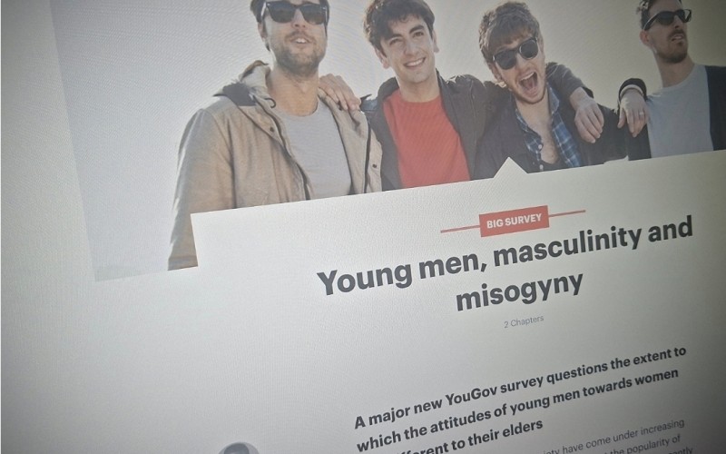 Young men, masculinity and misogyny - YouGov