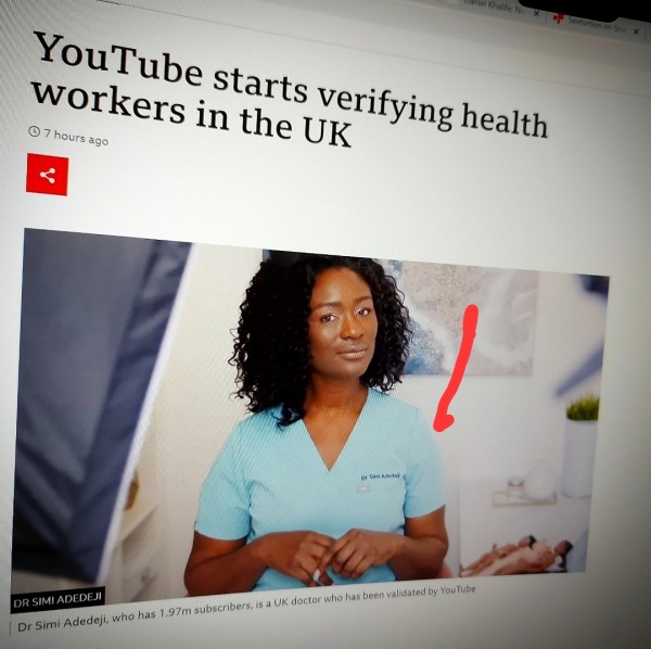 YouTube starts verifying health workers in the UK