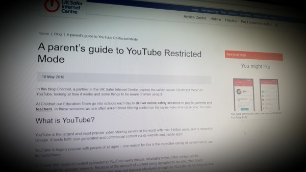 A parent’s guide to YouTube Restricted Mode