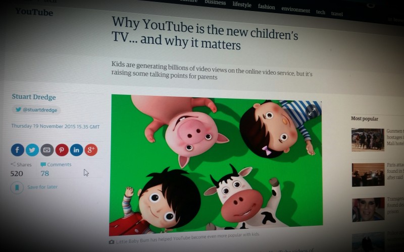 Why YouTube is the new children’s TV... and why it matters
