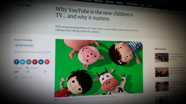 Why YouTube is the new children’s TV... and why it matters
