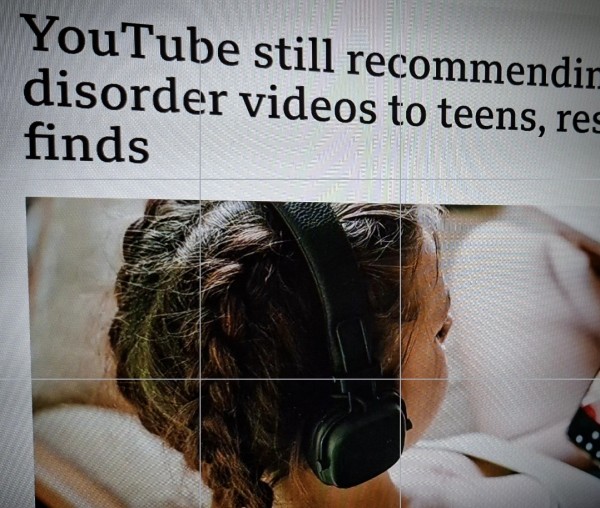 YouTube still recommending eating disorder videos to teens
